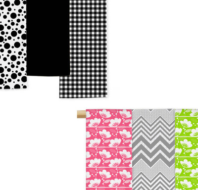 Feather Green FG-TWEL-KT-02 Multicolor Cloth Napkins(6 Sheets)