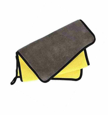 SNAN ICROFIBER CLOTH D45 PO1 2 YELLOW AND GREY Cloth Napkins