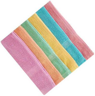 SNAN face Towel guest room combo pack Multicolor Cloth Napkins(6 Sheets)