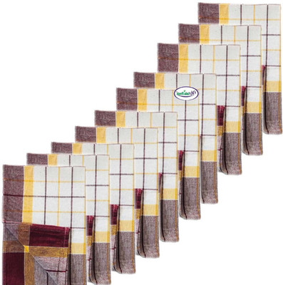 Ninki Fresh soft kitchen/dining towel Multicolor Cloth Napkins Multicolor Cloth Napkins(10 Sheets)