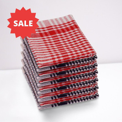 Ninki Fresh CLOTH-KTCHN-TWL-SET 12 Multicolor Cloth Napkins(12 Sheets)
