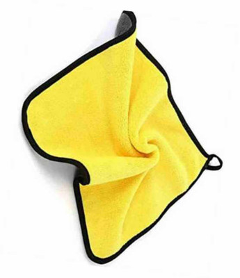 SNAN ICROFIBER CLOTH D64 PO1 2 YELLOW AND GREY Cloth Napkins