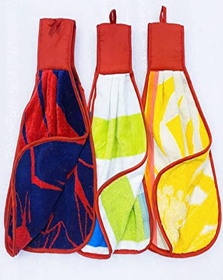 ADIYAL Home Microfiber Hanger Towel ,Kitchen , Wash Basin, Hand CLEANING Towel Multicolor Cloth Napkins(3 Sheets)