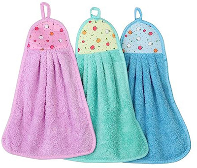 ADIYAL Hanging Hand Towel Wash Basin Kitchen Sink /dining towel , Cloth Multicolor Cloth Napkins(3 Sheets)