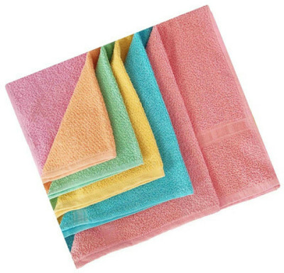 SNAN Dinner handkerchief Hand Towel Combo Multicolor Cloth Napkins(6 Sheets)