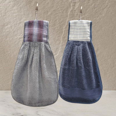 Giza COTTON HTKT_Blue-Grey IceBlue Grey Cloth Napkins(2 Sheets)