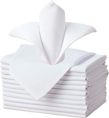 Uniformer UNINAP01 White Cloth Napkins(12 Sheets)