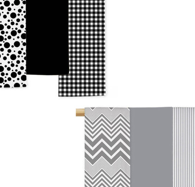 Feather Green FG-TWEL-KT-05 Multicolor Cloth Napkins(6 Sheets)