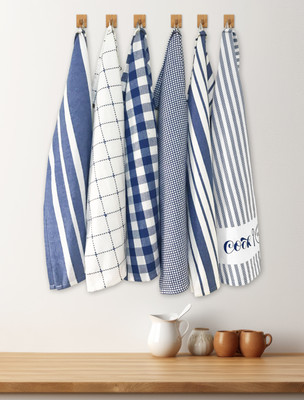 OASIS KT - 1B6 Blue Cloth Napkins(6 Sheets)