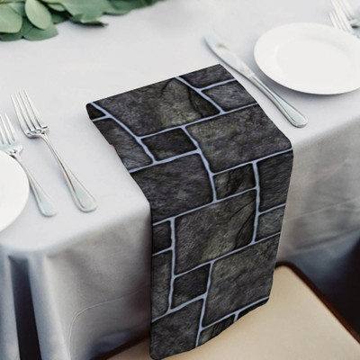 Artzfolio Black Mosaic Table Napkin 16 x 16 inch (41 x 41 cms); SET OF 6 PCS Multicolor Cloth Napkins(6 Sheets)