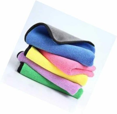 KRAZE Super Absorbent Hanging Napkin|Hand Towel for Washbasin & Kitchen 5.117 Random & Mix Colours Cloth Napkins(5 Sheets)