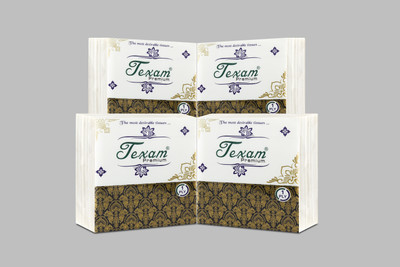 TEXAM Premium High Quality Soft tissue paper Napkins-1 ply pack_4 400 sheets White Paper Napkins(4 Sheets)