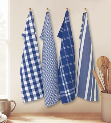 OASIS KT - 1B4 Blue Cloth Napkins(4 Sheets)