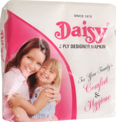 DAISY D2 White Paper Napkins(50 Sheets)