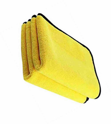 SNAN ICROFIBER CLOTH D47 PO2 3 YELLOW AND GREY Cloth Napkins(2 Sheets)