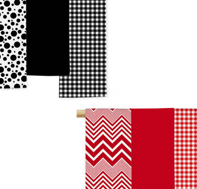 Feather Green FG-TWEL-KT-08 Multicolor Cloth Napkins(6 Sheets)