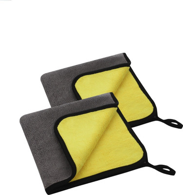 TaskTidy Microfiber Vehicle Washing  Cloth(Pack Of 6, 600 GSM)