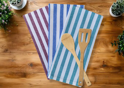 AKHVI NEW-TWL-08 Multicolor Cloth Napkins(3 Sheets)