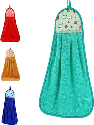 ADIYAL HANGING Dishcloth,Hangable Dish Washing Towels Quick Dry Towel Rag Wipe Random Multicolor Cloth Napkins(4 Sheets)