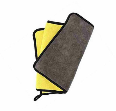 SNAN ICROFIBER CLOTH D45 PO1 4 YELLOW AND GREY Cloth Napkins
