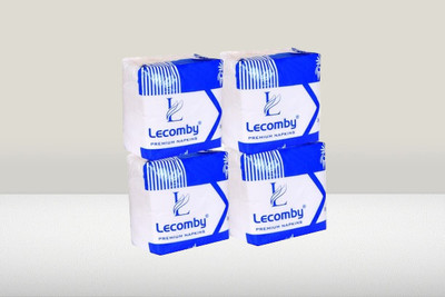 lecomby napkin 4 White Paper Napkins(4 Sheets)