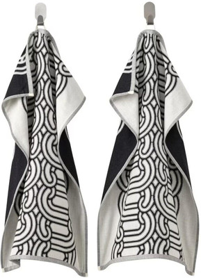 IKEA Digital Shoppy SÖTRÖNN Tea Towel, Patterned/ 45x60 cm Black/white Cloth Napkins(2 Sheets)