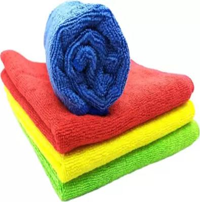 ADIYAL Hanging Hand & FACE Towel |Wash Basin Kitchen Sink /dining towel CLOTHS Multicolor Cloth Napkins(4 Sheets)