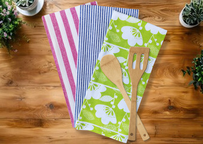 AKHVI NEW-TWL-07 Multicolor Cloth Napkins(3 Sheets)