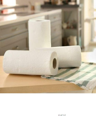 Liftoff 100 Pulls Per Roll 4 Ply Kitchen Roll PACK OF 2 White Paper Napkins(2 Sheets)