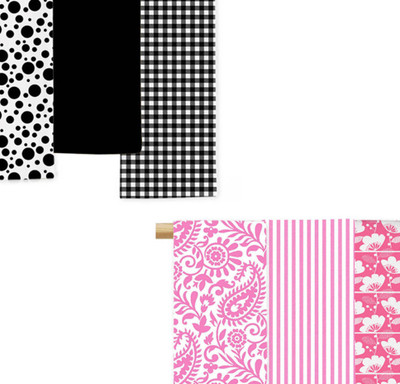 Feather Green FG-TWEL-KT-04 Multicolor Cloth Napkins(6 Sheets)