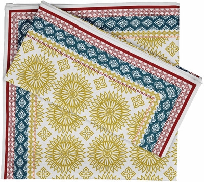 Vargottam Multicolor Organic Cotton Table Linen Set(Pack of 6)