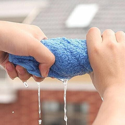 ABHEEBHA Microfiber Vehicle Washing  Cloth(Pack Of 6, 600 GSM)