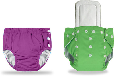 InEffable Baby Reusable Cloth Diaper Nappy With Multi Layered Microfiber Insert Free Size