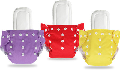 InEffable Baby Reusable Cloth Diaper Nappies With Multi Layered Microfiber Insert Pad