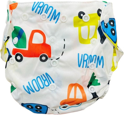 THE KID VENTURE Adjustable Reusable Cloth Diaper Cover With 1 Wet Free Insert For Babies
