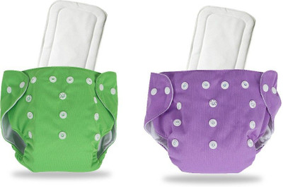 InEffable Baby Reusable Cloth Diaper Nappies With Layered Microfiber Insert Pad