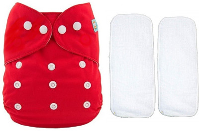 Aldeco [Pack of 1 Multicolor Pocket Cloth Diaper with 2 White Insert Pad] / Washable Baby Cloth Diaper / Reusable Nappy for Kids of age 0-24 months