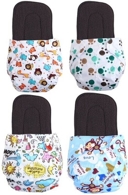 texla Print Reusable Cloth Button Diaper Reuse Nappy With Insert\Soker Pad (0-3Y)T2Tex