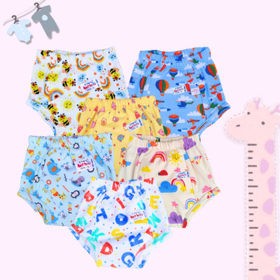 Momkins Padded Underwear Pack of-6 Potty Training Pants for Babies 18-36 Months
