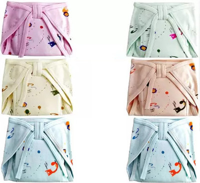 KRISHVIA Baby Cloth Cotton Langot / Nappy U Shaped Washable and Reusable Nappies
