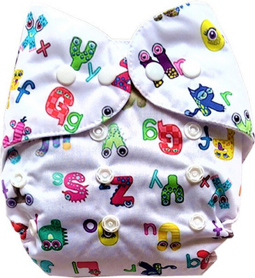 Swito Mart Baby Reusable Cotton Cloth Reusable Button Diaper COMBO SET OF 1