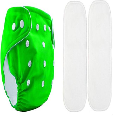 Profecto BABY REUSABLE/WASHABLE 1 CLOTH DIAPER WITH 2 INSERT PADS