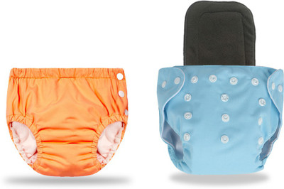 InEffable Baby Reusable Cloth Diaper Nappy With Multi Layered Microfiber Insert Free Size