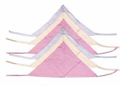 KRISHVIA Baby Cotton Nappies Washable Reusable Diaper Medium(Set of 6)