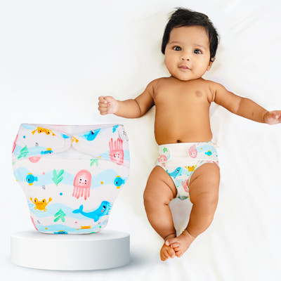 Superbottoms Freesize UNO SuperSoft Cloth Diaper with Velcro | Reusable & Adjustable | 3M–3Y