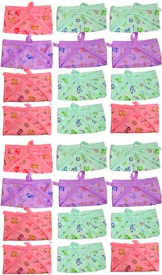 Welo High Quality New Born Washable Reusable Cotton Diaper/Langot - M(24 Pieces)