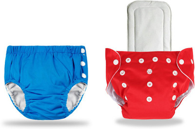 InEffable Baby Reusable Cloth Diaper Nappy With Multi Layered Microfiber Insert Free Size