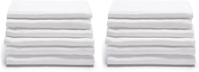 ANS 12 piece nappy cloth 70 x 70 cms Pure Cotton Reusable washable