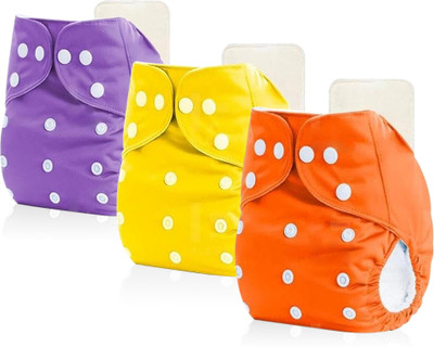 SOUMEGH CREATION Reusable Cloth Diaper Combo Pack –Pack of 3