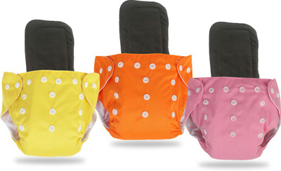 InEffable Baby Reusable Cloth Diaper Nappies With Layered Microfiber Insert Pad